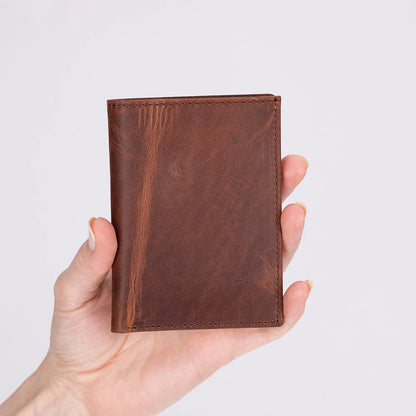 Nigra Leather Wallet with Magnetic Closure