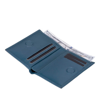 Nigra Leather Wallet with Magnetic Closure