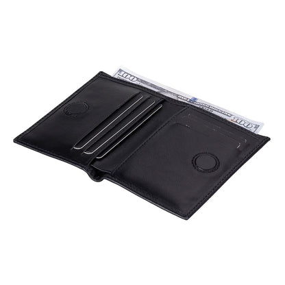 Nigra Leather Wallet with Magnetic Closure