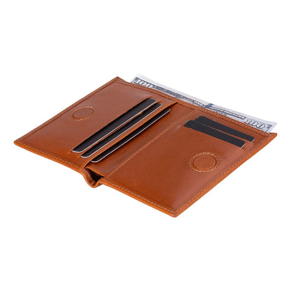Nigra Leather Wallet with Magnetic Closure