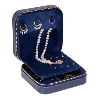 Amanda Medium Leather Jewelry Box