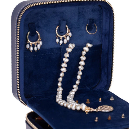 Amanda Medium Leather Jewelry Box