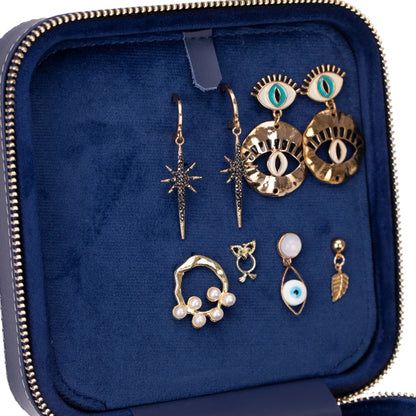Amanda Medium Leather Jewelry Box