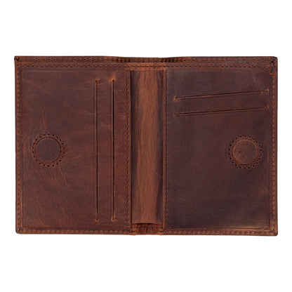 Nigra Leather Wallet with Magnetic Closure