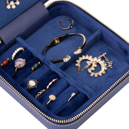Amanda Medium Leather Jewelry Box