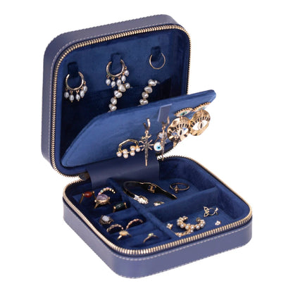 Amanda Medium Leather Jewelry Box