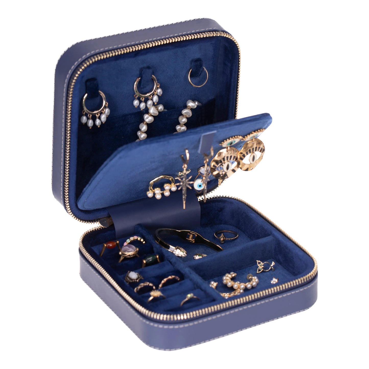 Amanda Leather Jewelry Box, Large