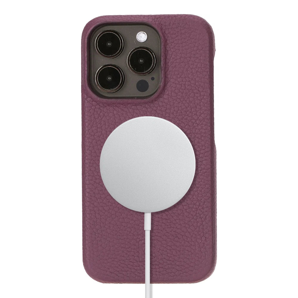 Bouletta Apple iPhone 15 Series Full Leather Coating Back Cover