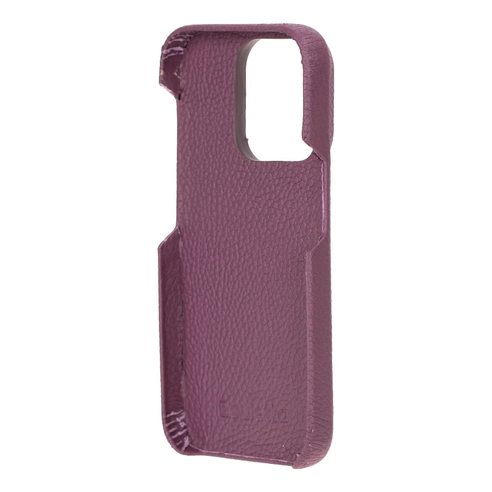Bouletta Apple iPhone 15 Series Full Leather Coating Back Cover