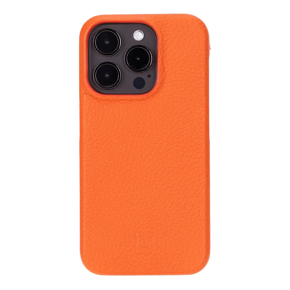 Bouletta Apple iPhone 15 Series Full Leather Coating Back Cover