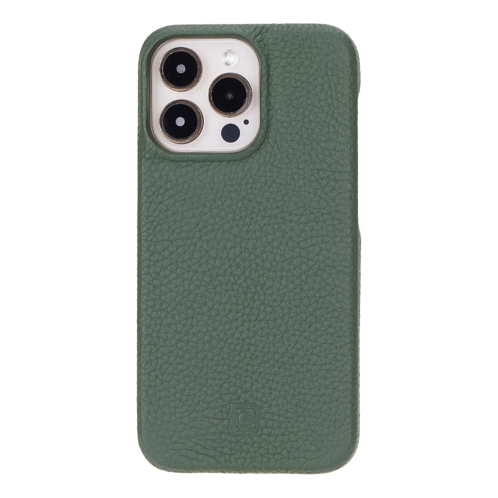 Bouletta Apple iPhone 15 Series Full Leather Coating Back Cover
