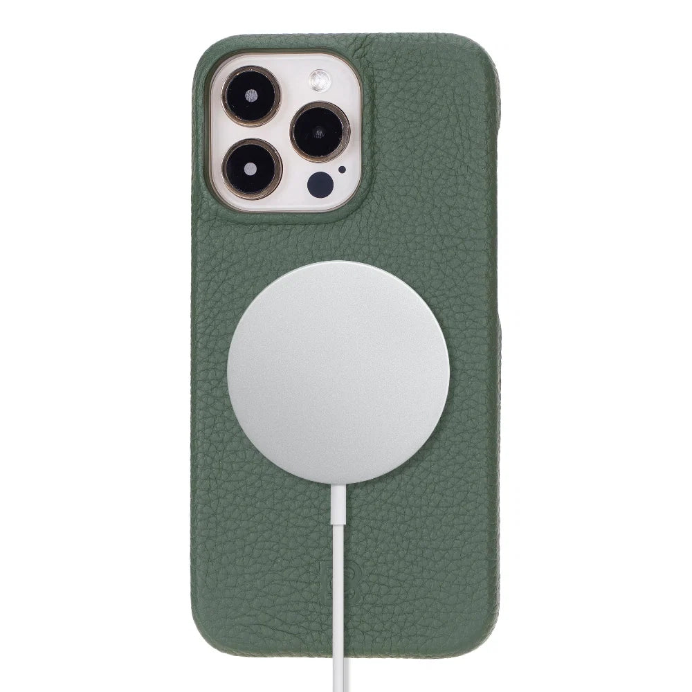 Bouletta Apple iPhone 15 Series Full Leather Coating Back Cover
