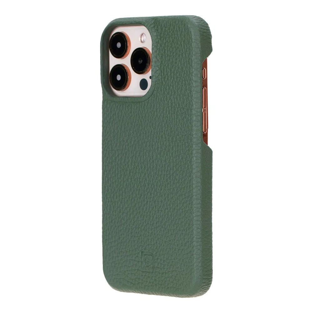 Bouletta Apple iPhone 15 Series Full Leather Coating Back Cover