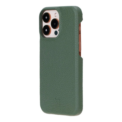 Bouletta Apple iPhone 15 Series Full Leather Coating Back Cover