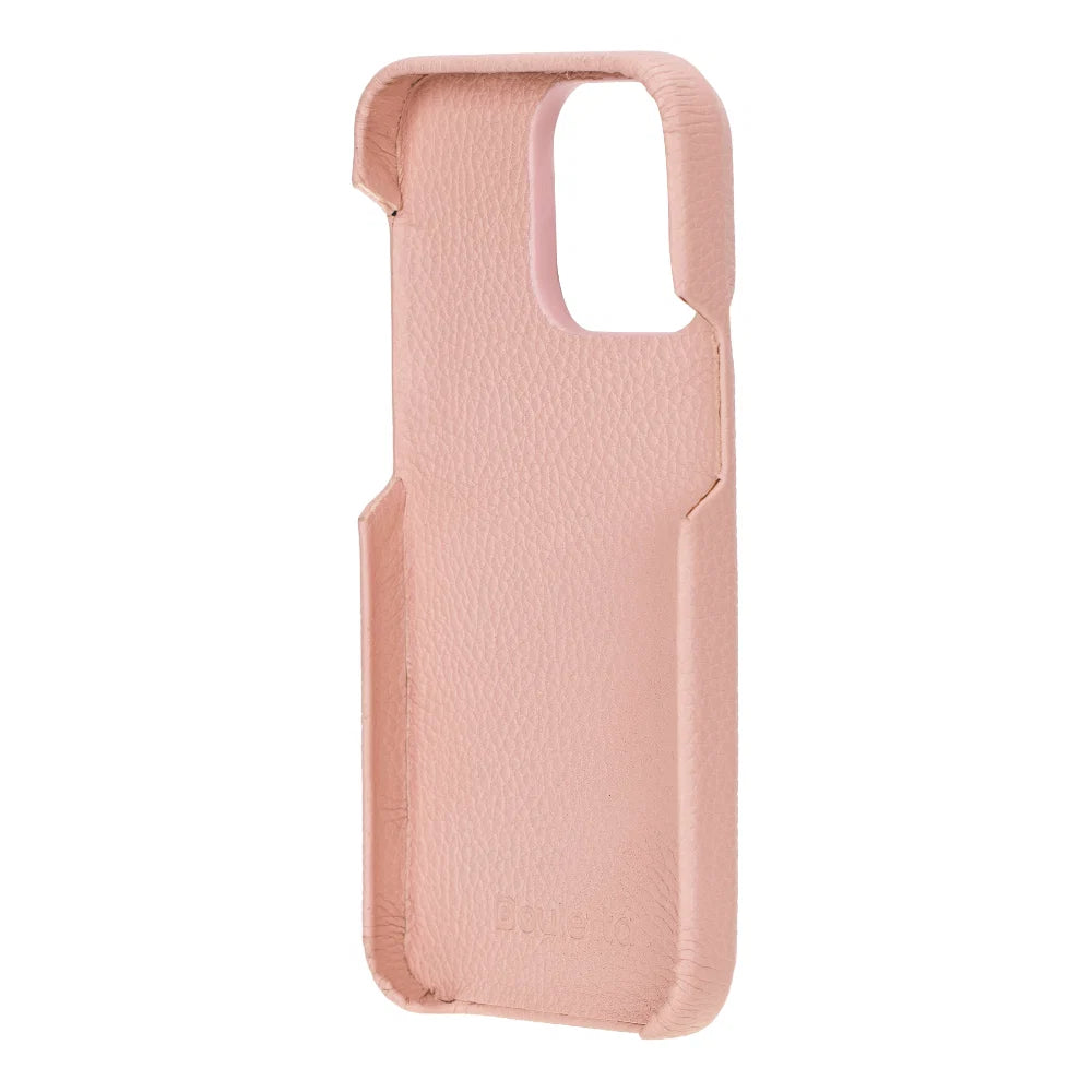 Bouletta Apple iPhone 15 Series Full Leather Coating Back Cover