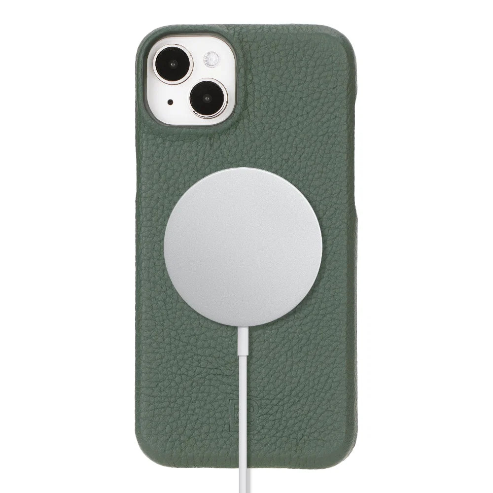 Bouletta Apple iPhone 15 Series Full Leather Coating Back Cover