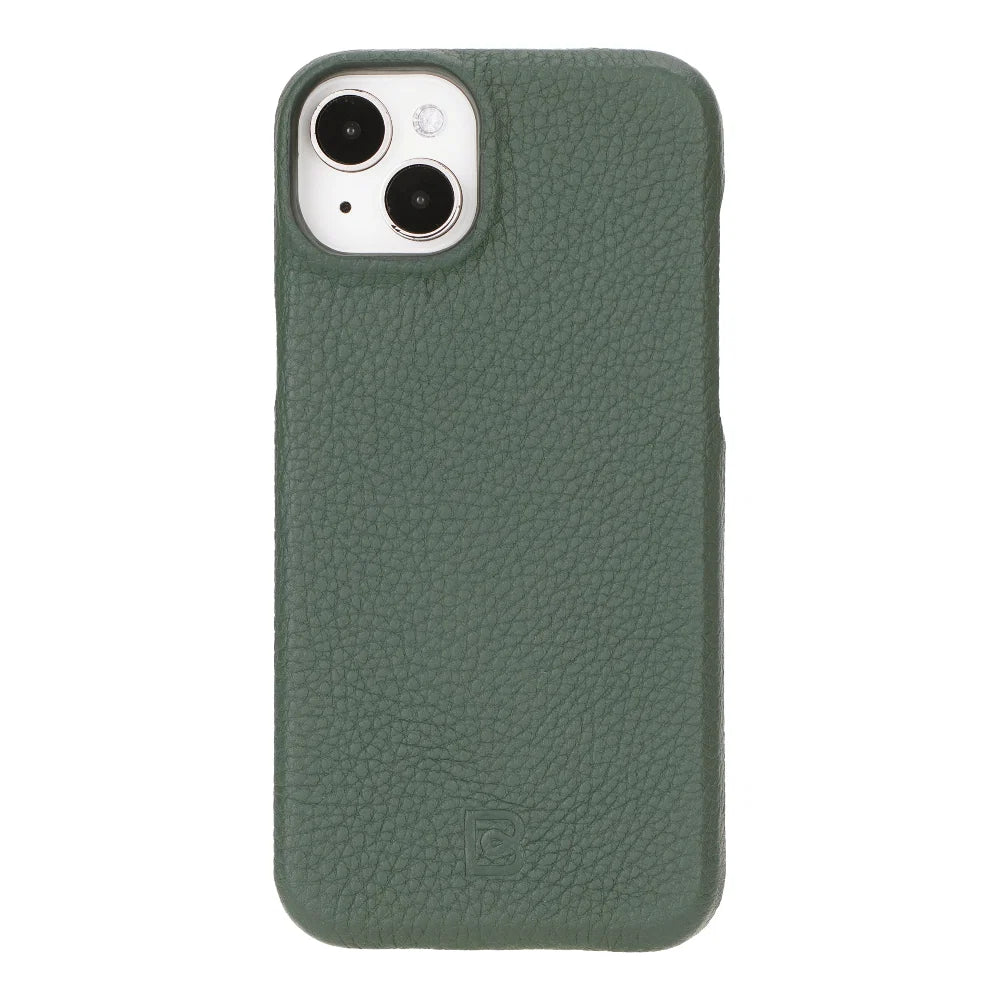 Bouletta Apple iPhone 15 Series Full Leather Coating Back Cover