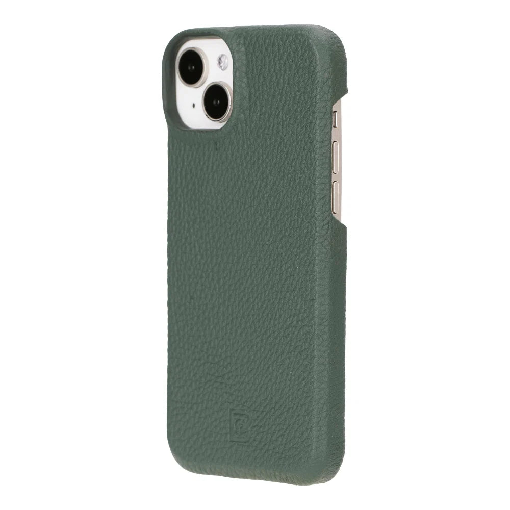 Bouletta Apple iPhone 15 Series Full Leather Coating Back Cover
