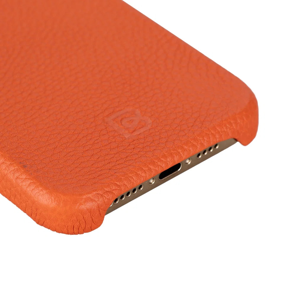 Bouletta Apple iPhone 15 Series Full Leather Coating Back Cover