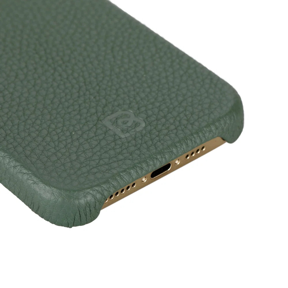 Bouletta Apple iPhone 15 Series Full Leather Coating Back Cover