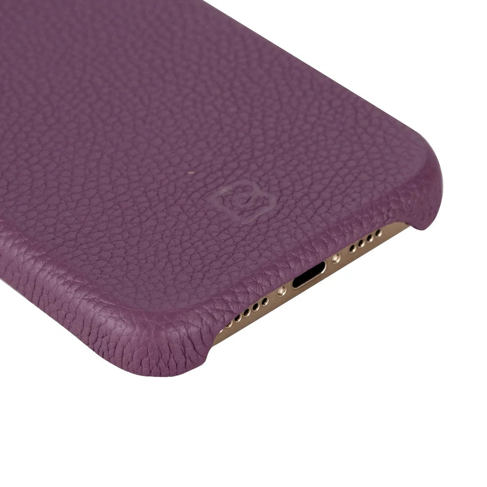 Bouletta Apple iPhone 15 Series Full Leather Coating Back Cover
