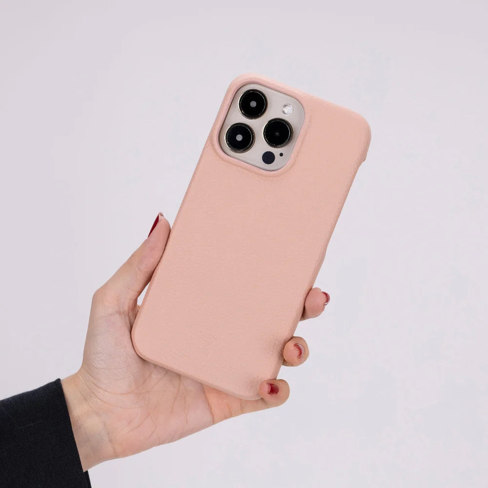Bouletta Apple iPhone 15 Series Full Leather Coating Back Cover