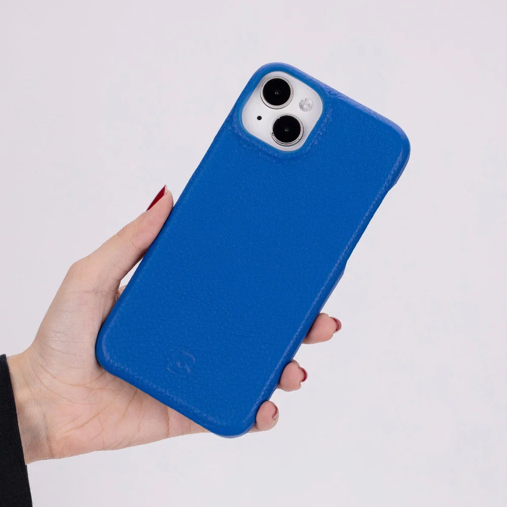 Bouletta Apple iPhone 15 Series Full Leather Coating Back Cover