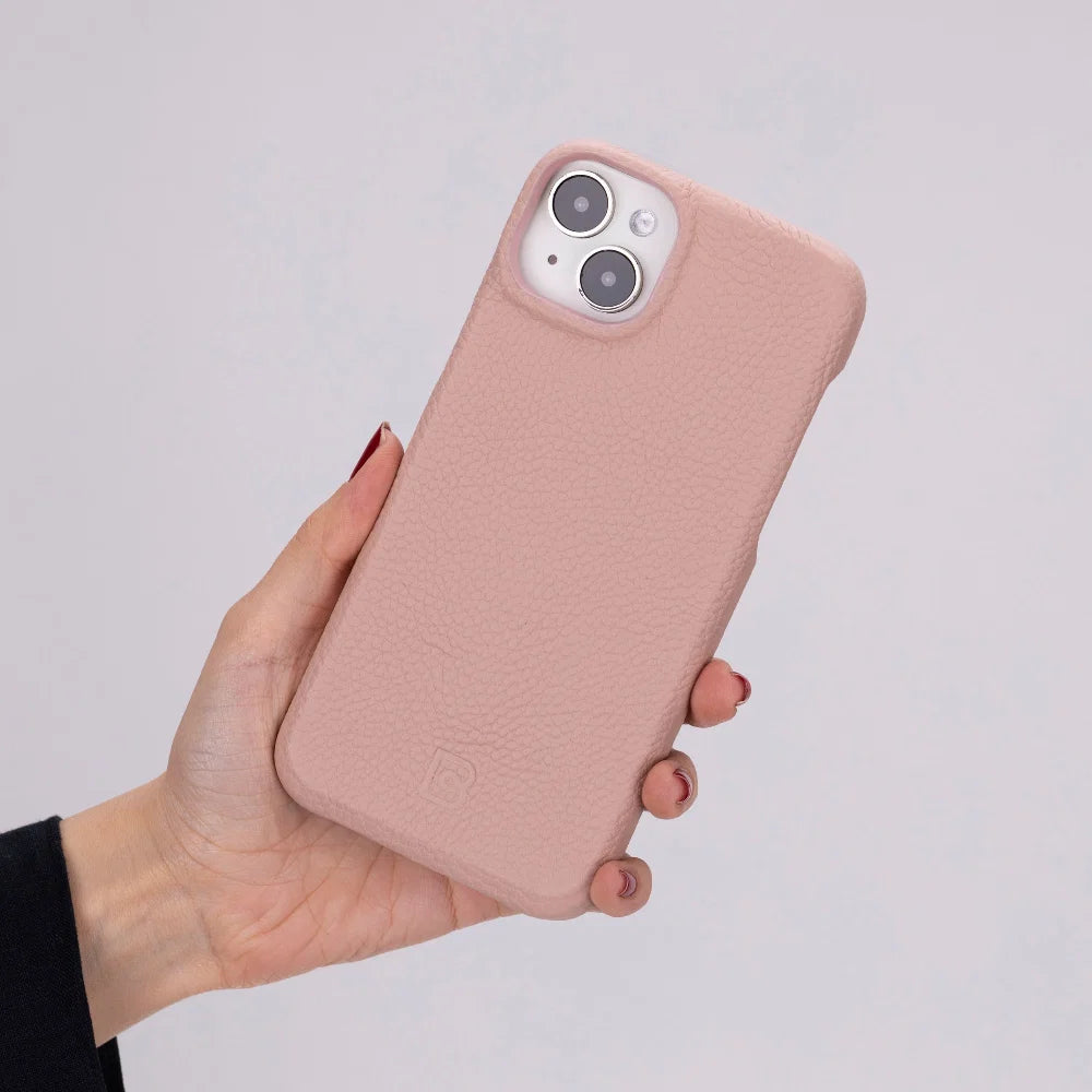 Bouletta Apple iPhone 15 Series Full Leather Coating Back Cover