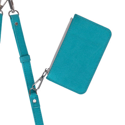 FlexGo PU Phone Strap & Detachable Wallet Set