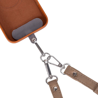 FlexGo PU Phone Strap & Detachable Wallet Set