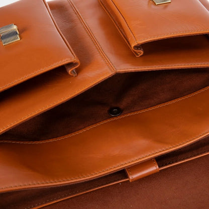 Olympus Leather Laptop Briefcase – 13 to 17 Inch