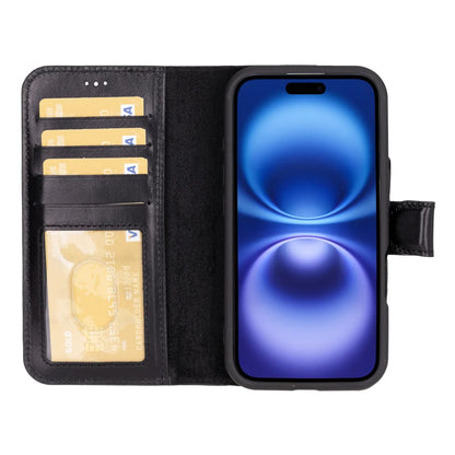 Magic iPhone 16 Plus Detachable Leather Wallet Case – Expanded Palette