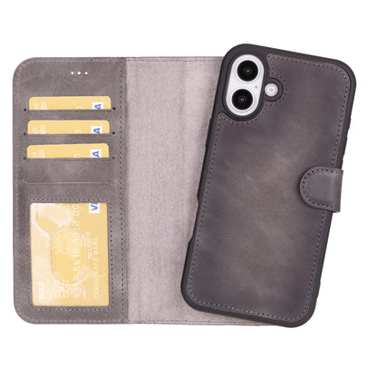 Magic iPhone 16 Detachable Leather Wallet Case – Expanded Palette