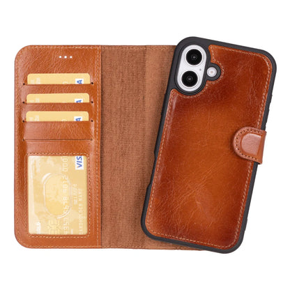 Magic iPhone 16 Detachable Leather Wallet Case – Expanded Palette