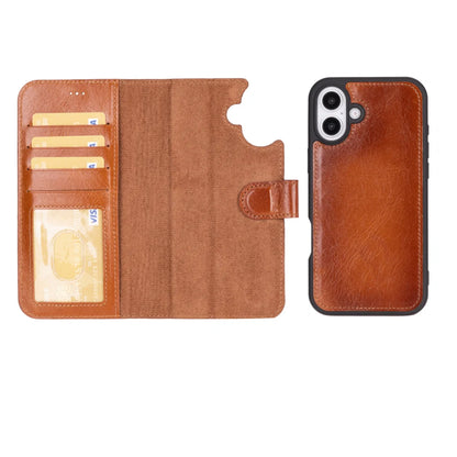 Magic iPhone 16 Detachable Leather Wallet Case – Expanded Palette