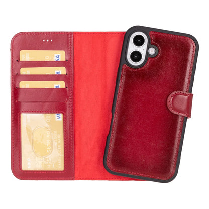 Magic iPhone 16 Detachable Leather Wallet Case – Expanded Palette