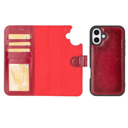 Magic iPhone 16 Detachable Leather Wallet Case – Expanded Palette