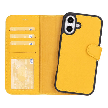 Magic iPhone 16 Detachable Leather Wallet Case – Expanded Palette