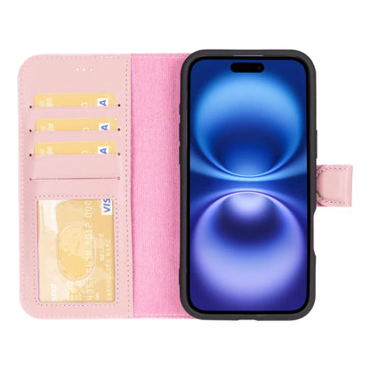 Magic iPhone 16 Plus Detachable Leather Wallet Case – Expanded Palette