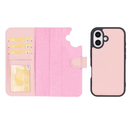Magic iPhone 16 Plus Detachable Leather Wallet Case – Expanded Palette