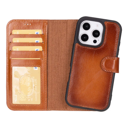 Magic iPhone 16 Pro Detachable Leather Wallet Case – Expanded Palette