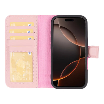 Magic iPhone 16 Pro Detachable Leather Wallet Case – Expanded Palette