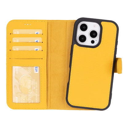 Magic iPhone 16 Pro Detachable Leather Wallet Case – Expanded Palette