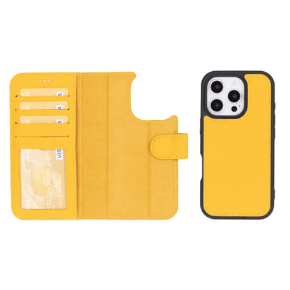 Magic iPhone 16 Pro Detachable Leather Wallet Case – Expanded Palette