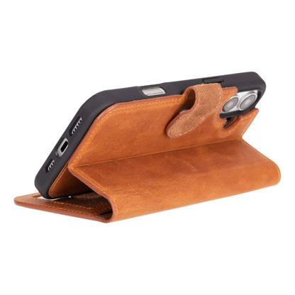 Magic iPhone 16 Detachable Leather Wallet Case – Expanded Palette
