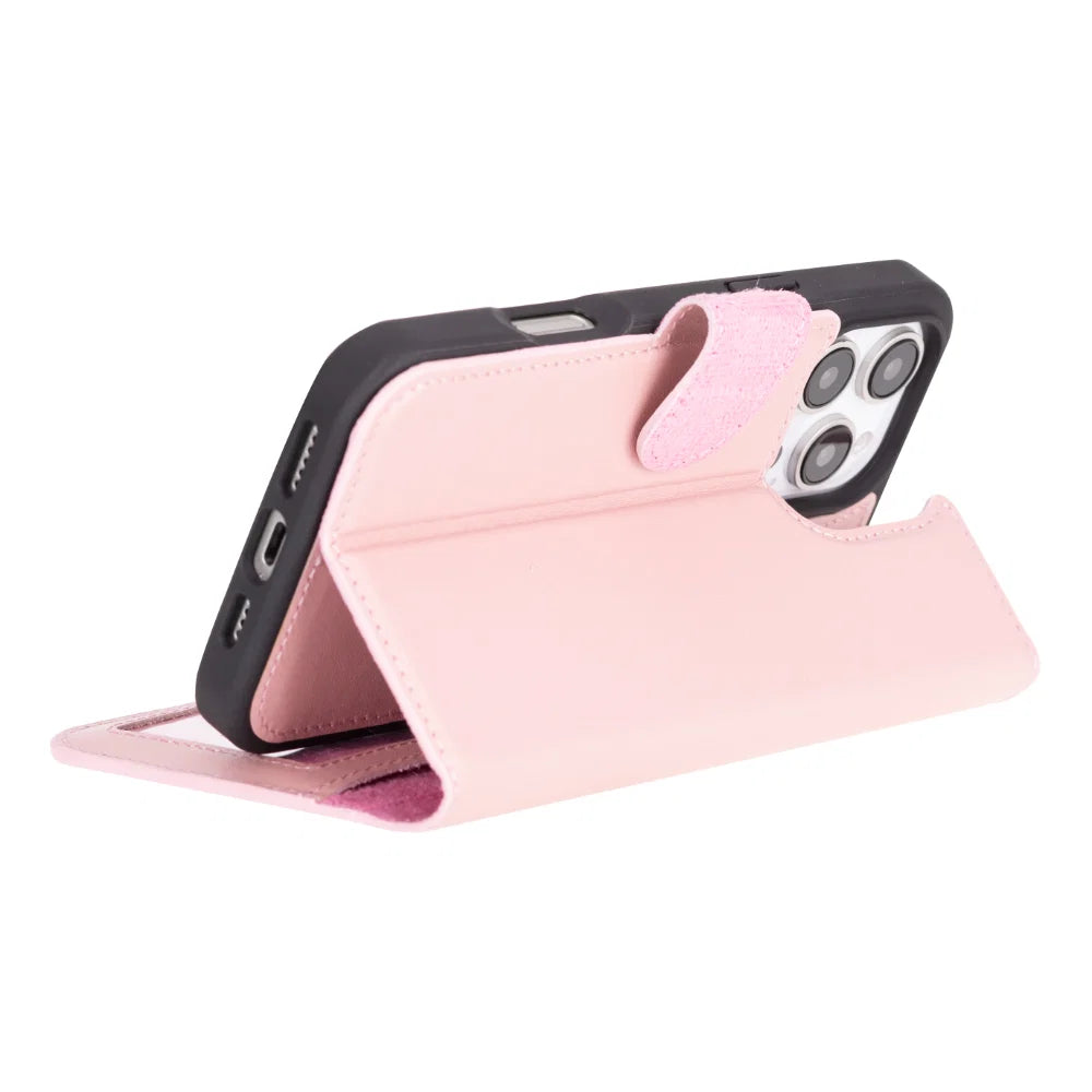 Magic iPhone 16 Pro Detachable Leather Wallet Case