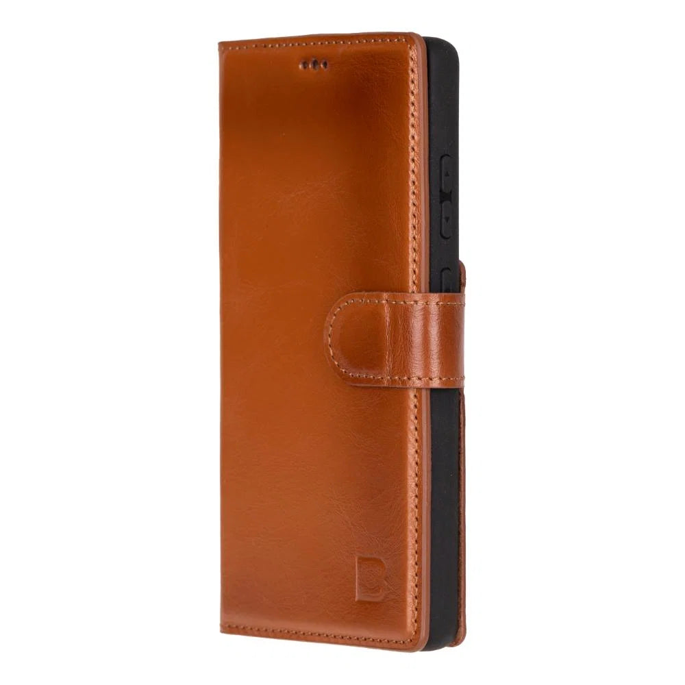 Magic Samsung Galaxy S25 Ultra Leather Detachable Wallet Case
