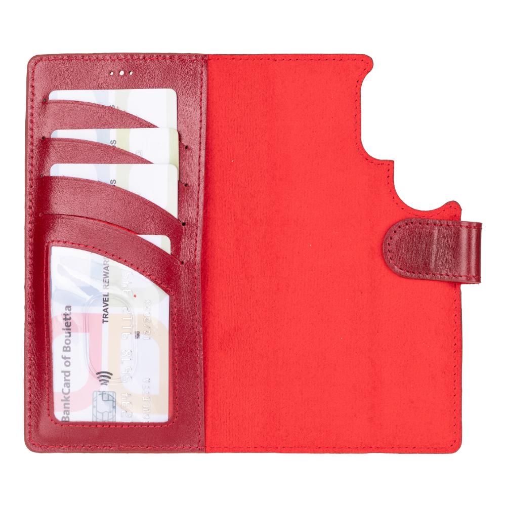 Magic Samsung Galaxy S25 Ultra Leather Detachable Wallet Case