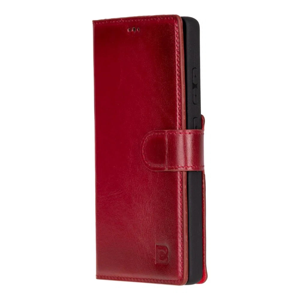 Magic Samsung Galaxy S25 Ultra Leather Detachable Wallet Case