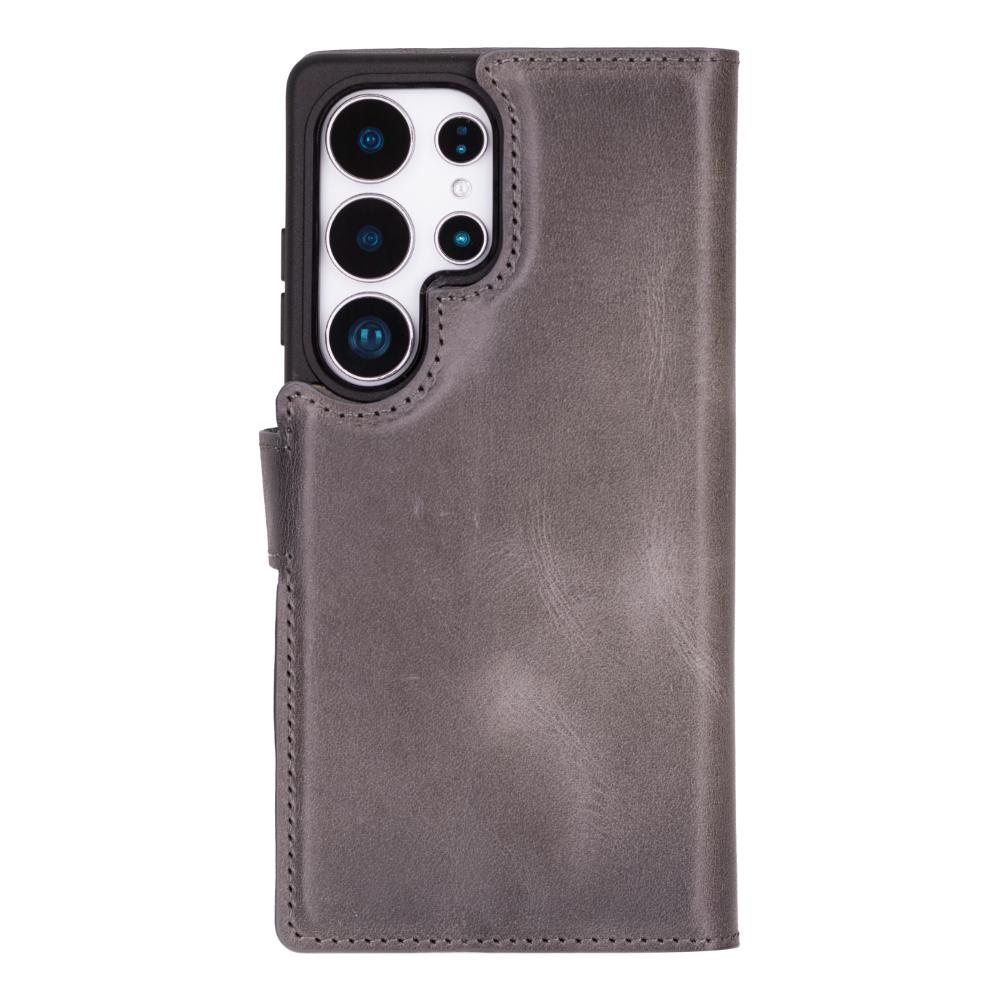 Magic Samsung Galaxy S25 Ultra Leather Detachable Wallet Case
